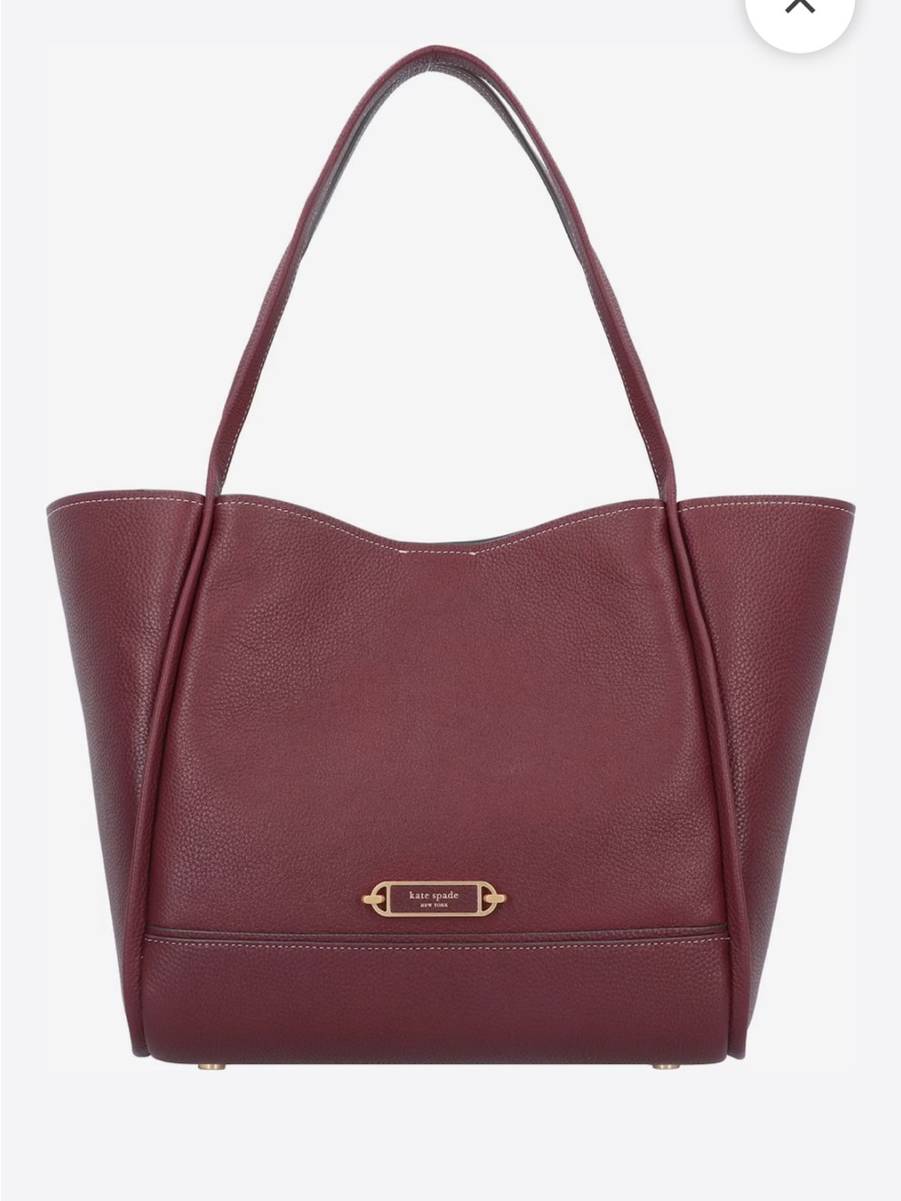 Kate Spade Gramercy Medium Tote in Burgundy